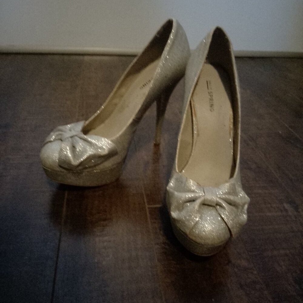 Sparkly Platform Heels